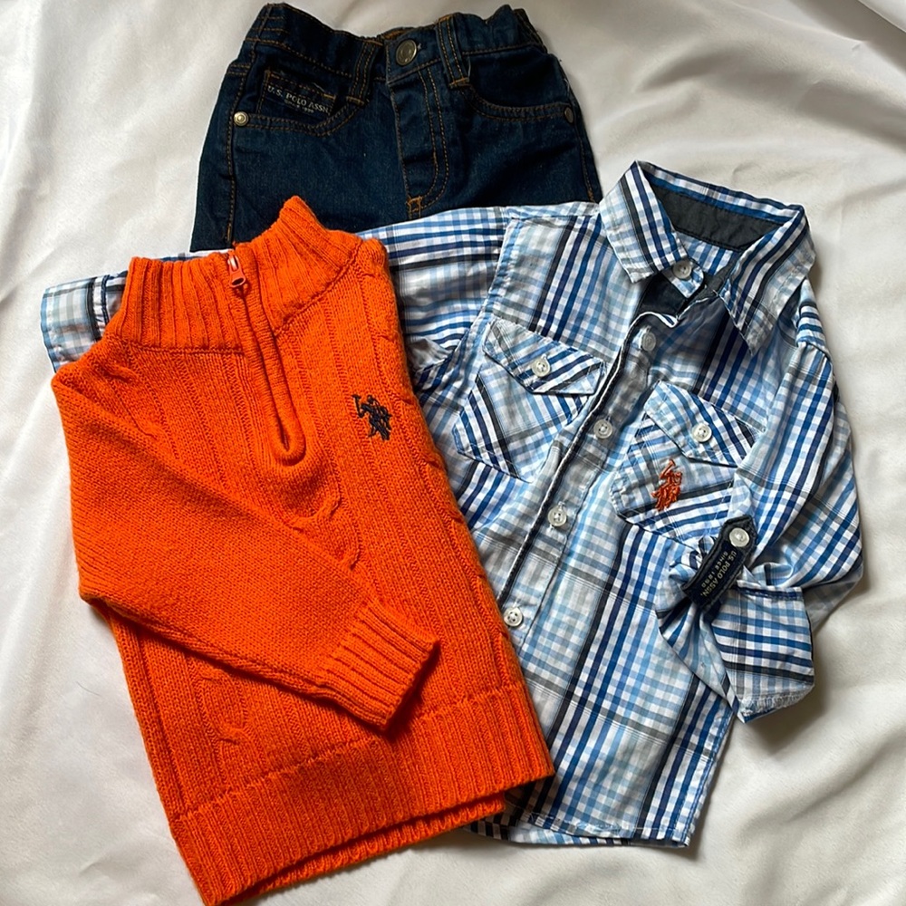 Boys 2T Polo Outfit
